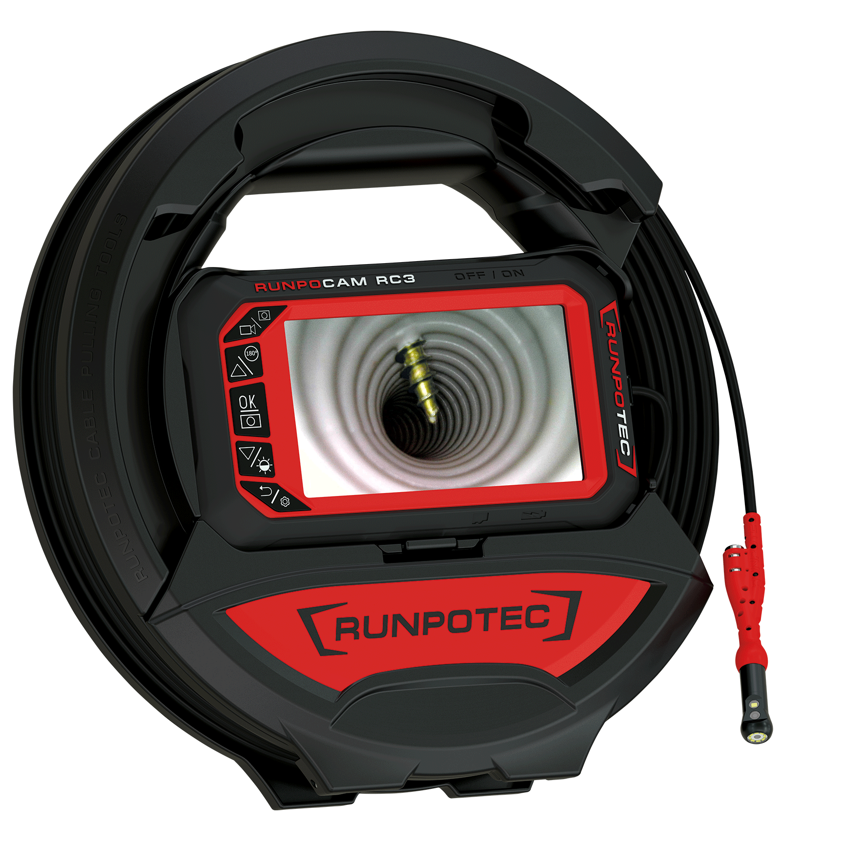 RUNPOTEC 10214 RC3 Inspekční kamera digitální, délka 15m RUNPOTEC 10214 RC3 Inspekční kamera digitální, délka 15m